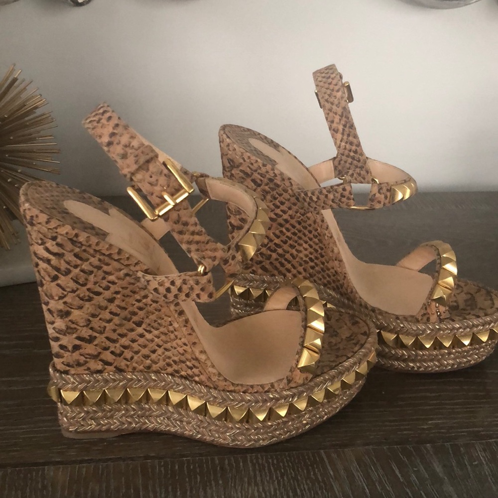Christian Louboutin wedges